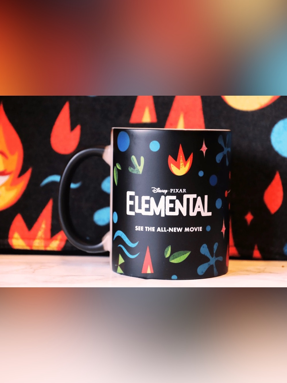 Disney Movie Insiders Pixar Elemental Color Changing Mug Bring The Heat 2023
